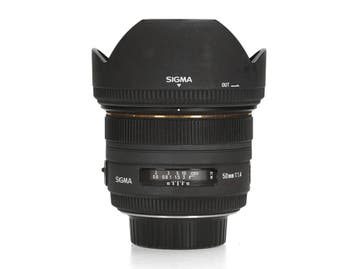 Sigma 50mm f/1.4 EX DG HSM - Nikon F - 1 jaar garantie, Ophalen of Verzenden, Zo goed als nieuw