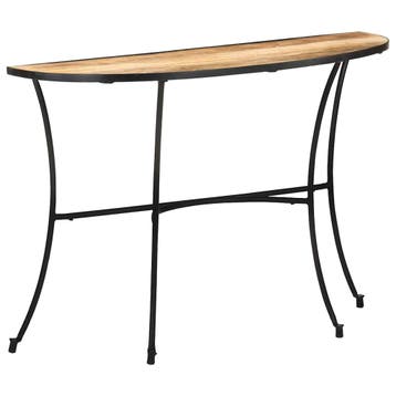 vidaXL Bijzettafel 110x40x77 cm massief mangohout, Verzenden, Nieuw