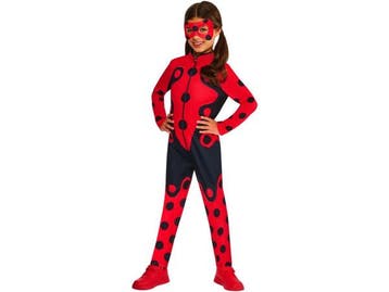 Veiling - Miraculous Ladybug Kinderkostuum - Rubies - Maat 7