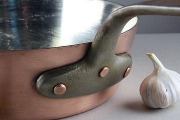 Casserole - XL - Ø30 cm - 4,2 kg - Cuivre, Étain, Antiquités & Art