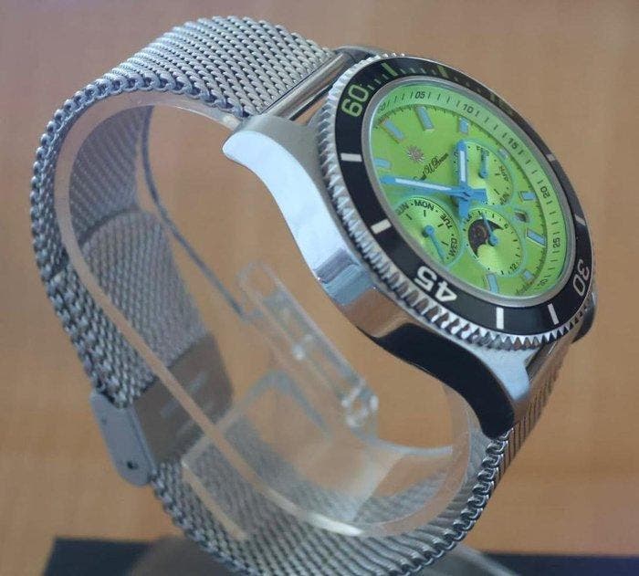 Raoul U. Braun - Moonphase - Zonder minimumprijs - Automatic, Handtassen en Accessoires, Horloges | Heren