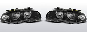 Koplampen Angel Eyes | geschikt voor BMW 3 Series E46 1999-2, Verzenden
