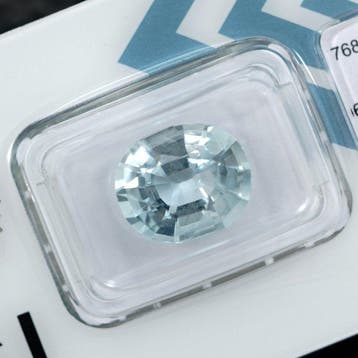 Sans prix de réserve - 1 pcs Bleu, Vert Aigue-marine - 6,16, Bijoux, Sacs & Beauté, Pierres précieuses