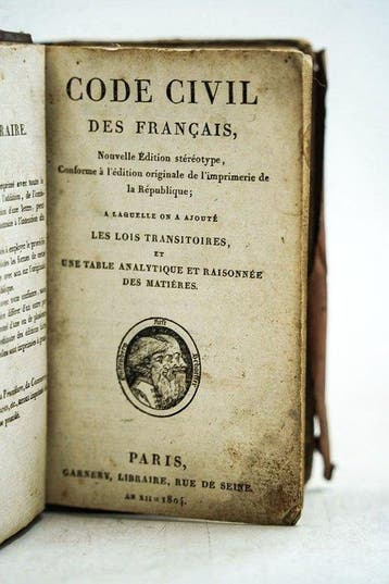 Napoléon - Code civil des Français, Code Napoléon, Nouvelle