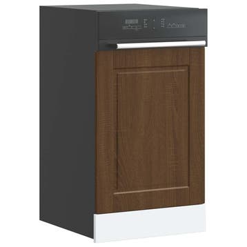 vidaXL Vaatwaspaneel Porto 45x1,5x57 cm bewerkt hout bruin, Verzenden, Nieuw