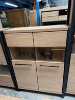 Serval vitrine/bergkast, blonde oak, Huis en Inrichting, Nieuw, Glas