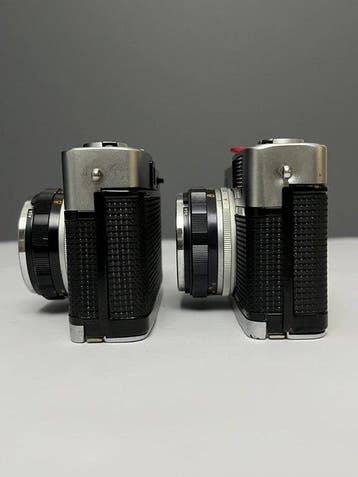 Olympus Trip 35 (x2) Compact 35mm Film Cameras - D.Zuiko