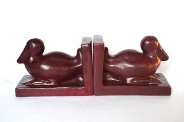 Boekensteunen (2) - Terracotta, Antiek en Kunst