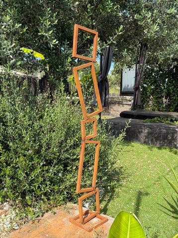 Ana Lucia B.M - Sculpture Corten - XXL - NO Reserve