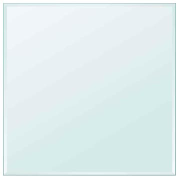 vidaXL Tafelblad van gehard glas 700x700 mm vierkant, Verzenden