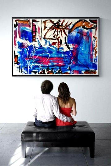Luc Mora - Miss abstract swimming - XXL - no reserve