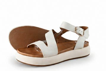 Nelson Sandalen in maat 38 Wit, Verzenden, Wit, Sandalen of Muiltjes, Nelson