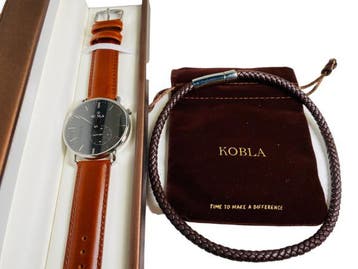 Veiling - Kobla Antwerp | Watch & Bracelet Set | Sapphire &