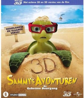 Sammys Avonturen 2D + 3D (blu-ray tweedehands film), Ophalen of Verzenden, Nieuw in verpakking
