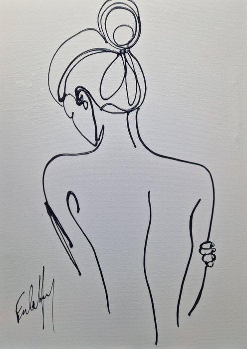 Henry Escobar - Silhouette, Antiek en Kunst, Kunst | Designobjecten
