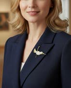 Ela Denmark - Egon Lauridsen - Argent sterling - Broche