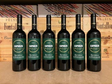 2018 Caparzo - Brunello di Montalcino DOCG - 6 Flessen (0.75