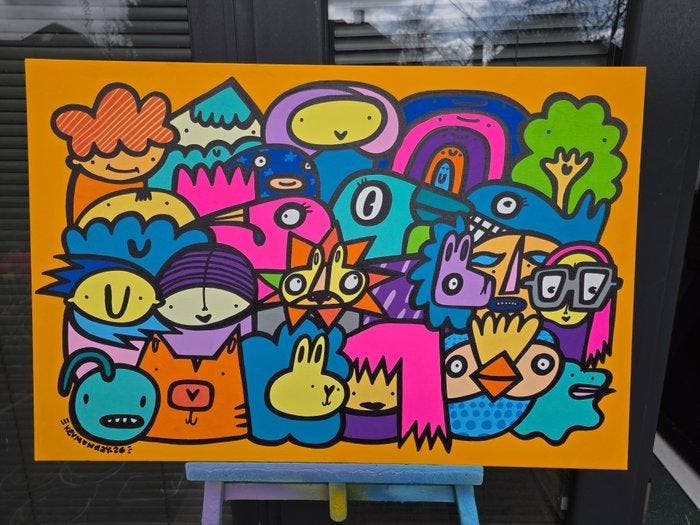 Kev Munday - New Day Dawning, Antiquités & Art, Art | Peinture | Moderne