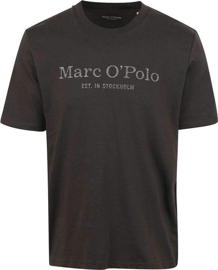 Marc OPolo T-Shirt Logo Antraciet maat Maat 52/54 (L) Heren, Kleding | Heren, T-shirts, Grijs, Nieuw, Maat 52/54 (L), Verzenden