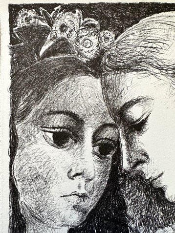 Paul Delvaux (1897-1994) - Confidences, Antiek en Kunst