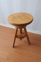 Tabouret - Bois - bois nu, Antiquités & Art
