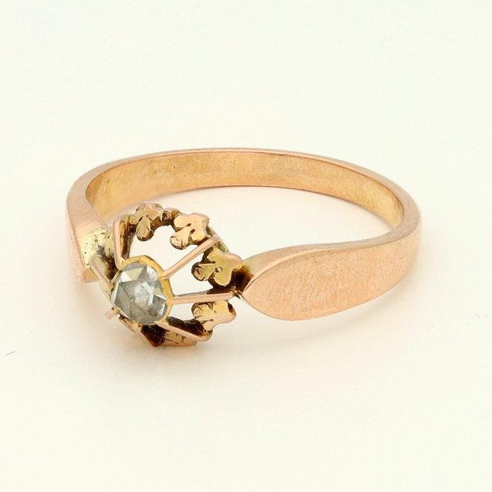 Bague - 18 carats Or rose Diamant (Naturelle), Bijoux, Sacs & Beauté, Bagues