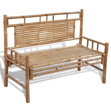 vidaXL Tuinbank 120 cm bamboe, Tuin en Terras, Verzenden, Nieuw