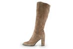 Manfield Laarzen in maat 43 Beige, Kleding | Dames, Hoge laarzen, Verzenden, Beige, Zo goed als nieuw