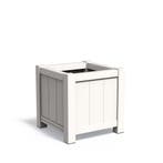 Aluminium plantenbak York 80x80x80cm - Met bodem, Vierkant, Nieuw, Metaal, 60 tot 100 cm