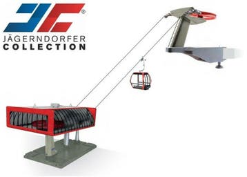 Jagerndorfer - 1/32 Kabelbaan D-line Zwart/rood (?/23) * -, Verzenden, Nieuw