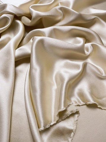 B617 - 600 x 135 cm - Raso Crêpe in 100% pura seta - Textiel