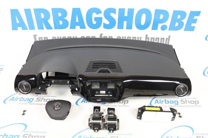 Airbag set - Dashboard zwart Skoda Citigo (2012-heden), Auto-onderdelen, Dashboard en Schakelaars, Gebruikt, Skoda