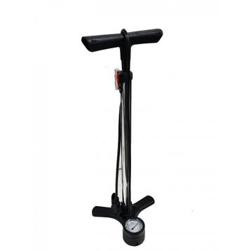 Fietspomp Classic Zilver Met Manometer, Ophalen of Verzenden, Nieuw