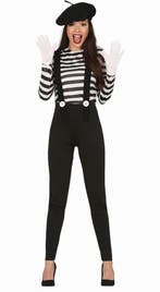 Mime Kostuum Dames, Verzenden