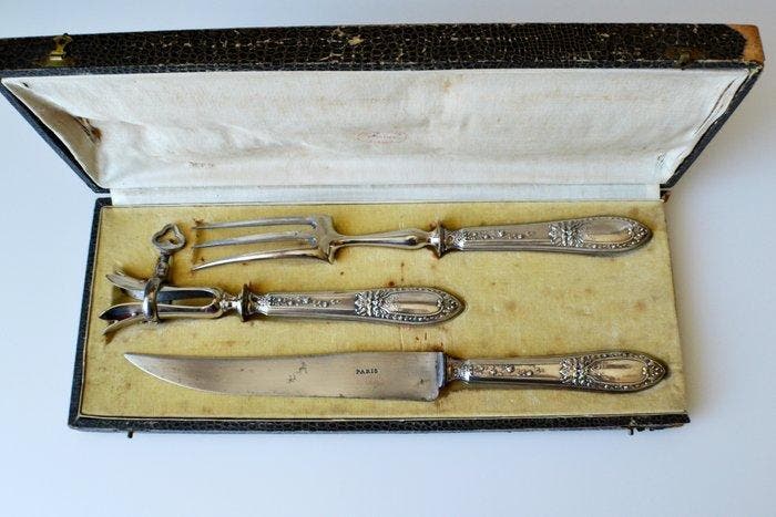 Bestekset - 950 zilver - Parijs, Antiquités & Art, Antiquités | Argent & Or