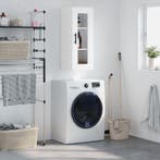 vidaXL Bovenkast 34,5x34x90 cm wit, Verzenden, Nieuw