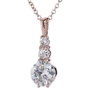 Zonder minimumprijs - Ketting met hanger - 14 karaat