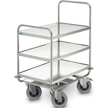 Serveerwagen | RVS | 3 Niveaus (1000x600) | Zware Belasting, Verzenden, Nieuw in verpakking