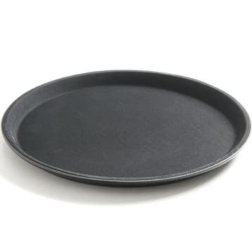 Dienblad | Glasvezel | Zwart | Antislip | Stapelbaar |, Verzenden, Nieuw in verpakking