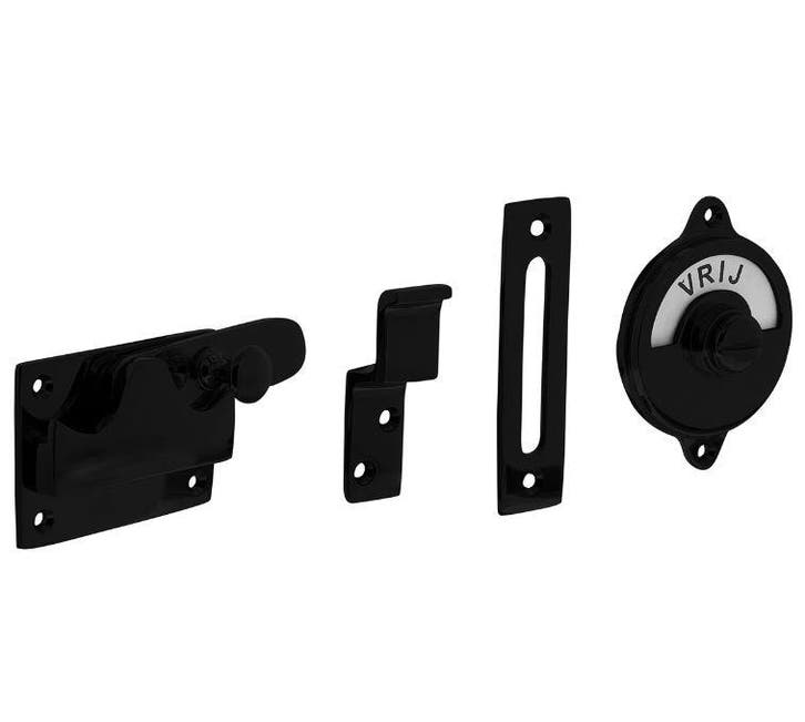 Intersteel wc-overslag vlak met tekst vrij / bezet mat zwart, Diensten en Vakmensen, Reparatie en Onderhoud | Sloten