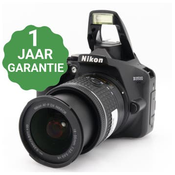 Nikon D3500 + AF-P 18-55mm f/3.5-5.6G DX VR | Tweedehands, TV, Hi-fi & Vidéo, Verzenden