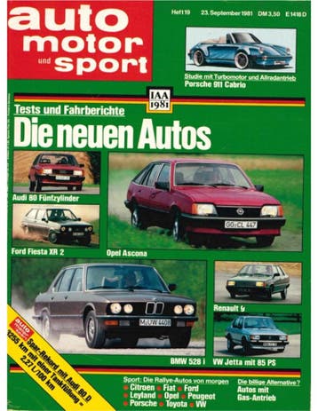 1981 AUTO MOTOR UND SPORT 19 DUITS