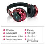 Draadloze Koptelefoon Bluetooth Wireless Headphones 3D, Verzenden, Nieuw