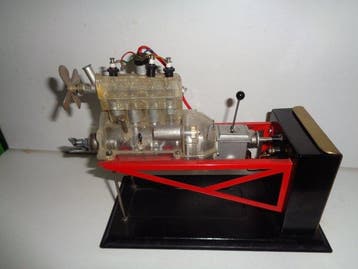 gescha - Blikken speelgoed - der gläserne motor - 1950-1960