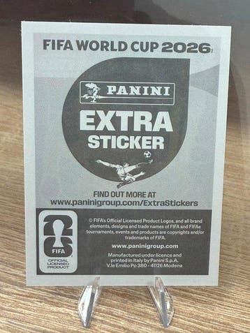 2026 Panini World Cup Stickers Vinícius Júnior Extra Sticker, Verzamelen, Nieuw