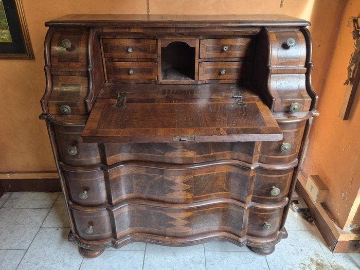 Commode - Walnoot, Antiek en Kunst, Antiek | Overige Antiek