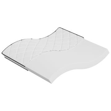 vidaXL Schuimmatras middelzacht 180x200 cm, Verzenden