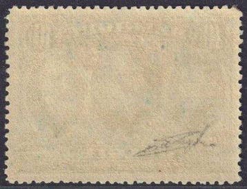 Belgique 1918 - Le 10F de la série Croix-Rouge, bon centrage, Gestempeld