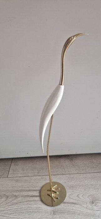 Decoratief ornament - Vintage Italiaanse kraanvogel/reiger, Nieuw