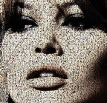 David Law - Crypto Brigitte Bardot II - Format XL 60x60, Antiek en Kunst